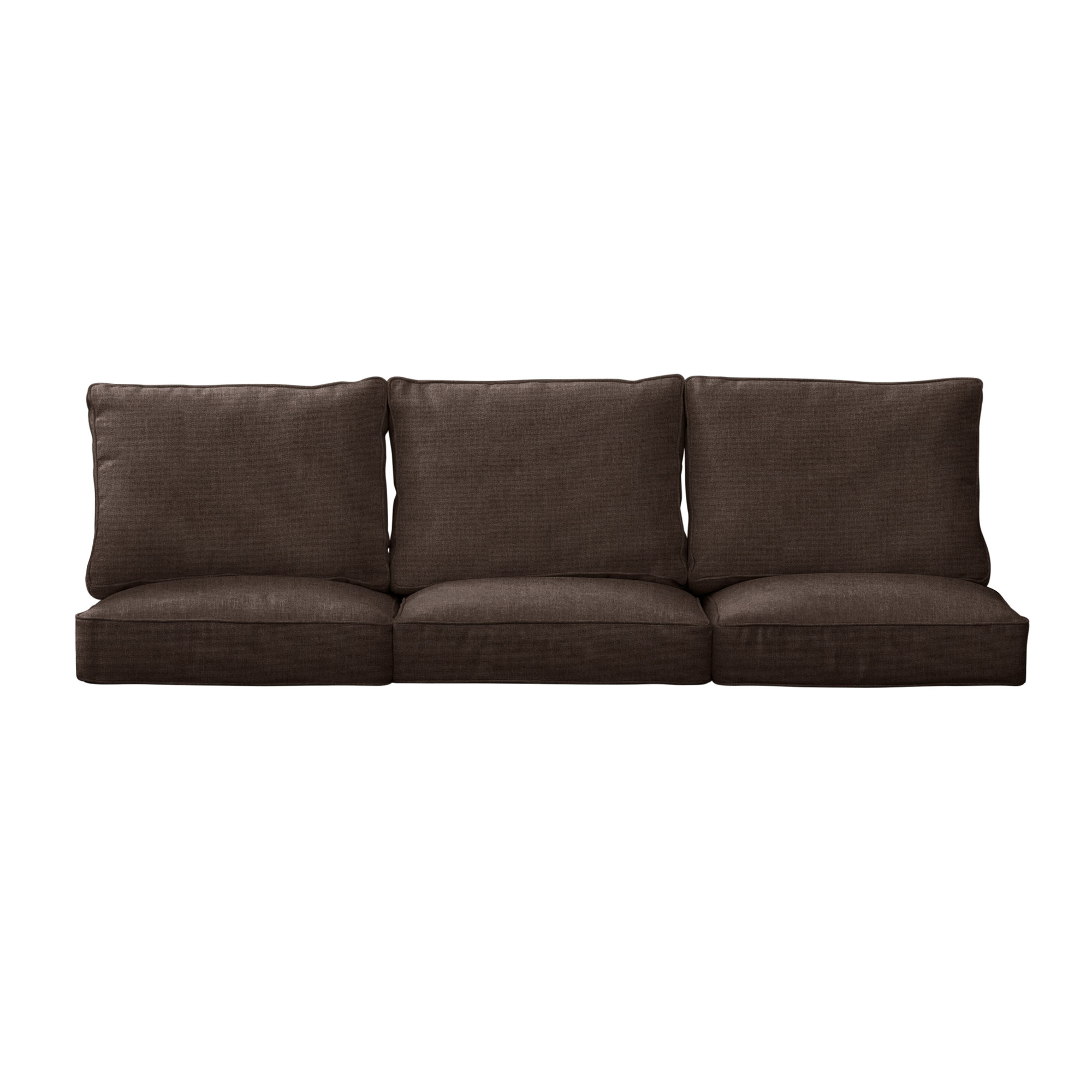 Outdoor Sofa, Dark Brown, 29" W x 27" D