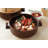 9.25" Ceramic/Terra Cotta/Wood Food Steamer-22330230-22330234
