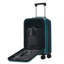 Ensemble de 3 valises à ouverture frontale, valise de transport rigide avec port USB, bagage extensible avec poignée à roulettes, verrou TSA