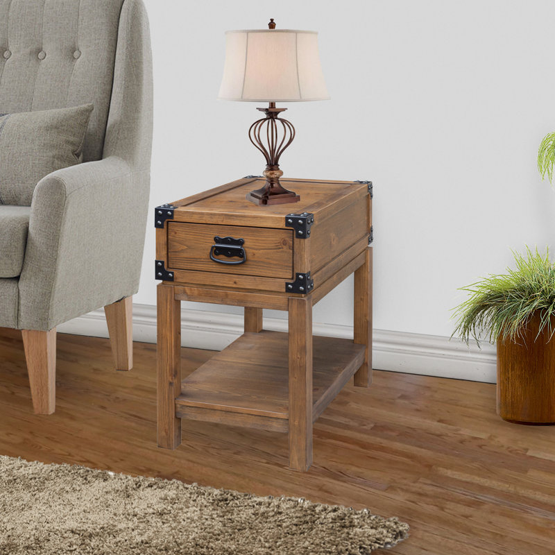 Chorlette End Table with Storage