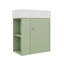 Meuble-lavabo mural 21,6 po avec lavabo et rangement ouvert à gauche-1111216251