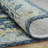 Harji Indigo Crest Wool Hand-Tufted Area Rug-2130570942