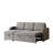 Sylvanis Convertible Sleeper Sofa with Reversible Chaise-1792750498