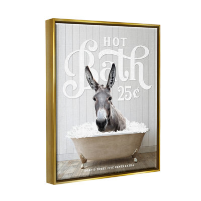 " Vintage Bathroom Donkey "