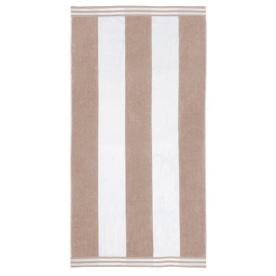 Calheta Cotton Oversized Cabana Stripe Beach Towels