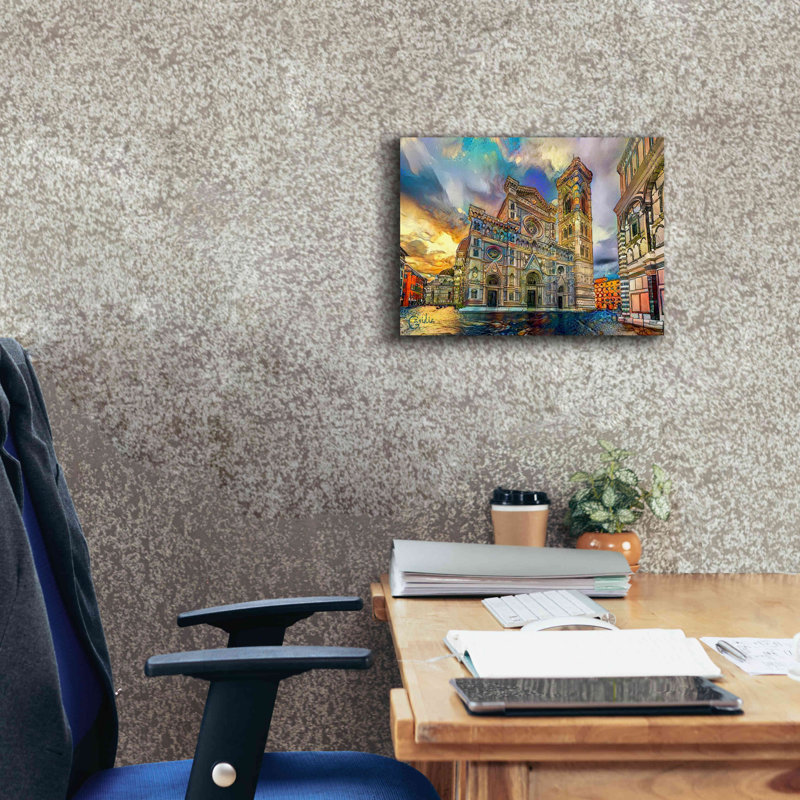 Impression sur toile tendue, H 12 po x l 16 po x P 0,75 po