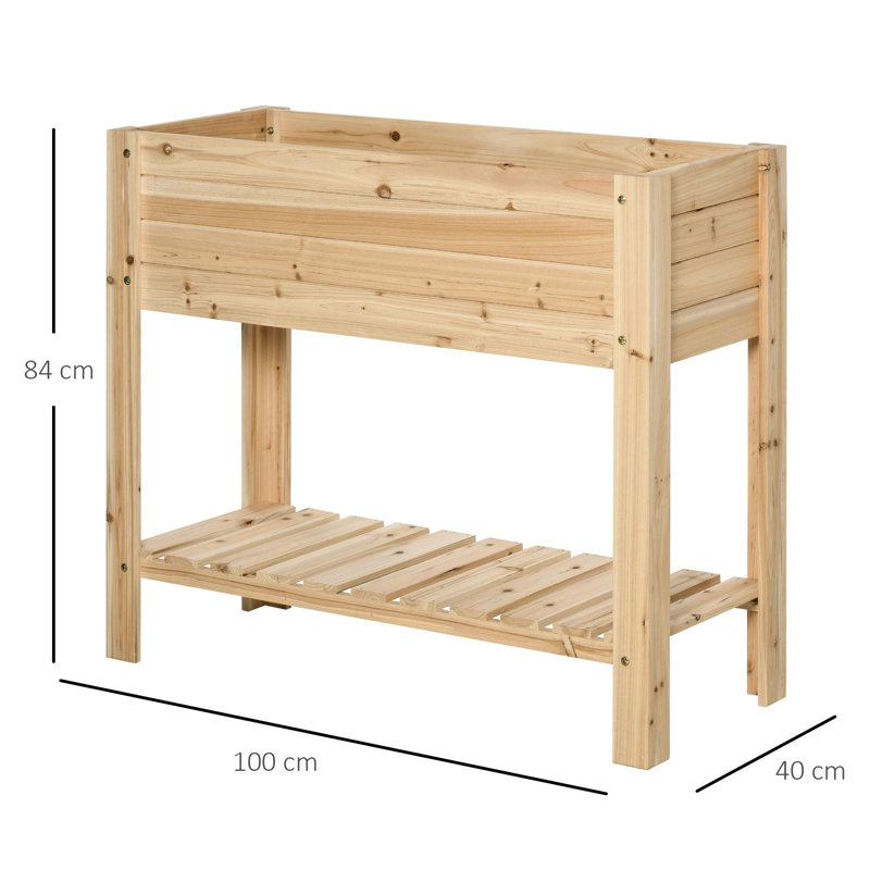 Aileene Wood Elevated Planter