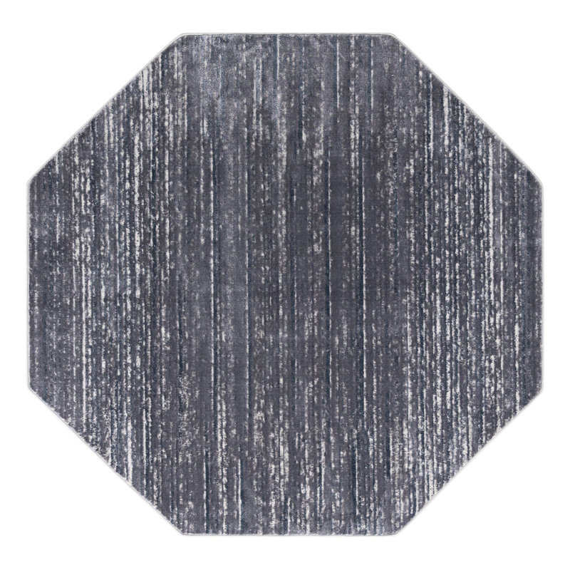 Abstract Indoor Rug, Octagon 7' x 7'