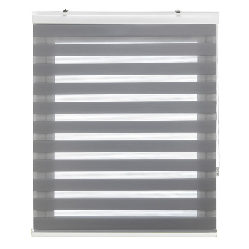 Semi Sheer Roller Blind, 250 cm L x 145 cm W, Grey