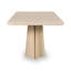 Table de salle à manger à double piédestal Charmika