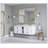 High Lumen LED Lighted Bathroom Mirror With Anti-Fog And Separate Controls, Perfect For Modern Bathrooms And Bedrooms