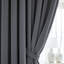 Pittsboro Crushed Velvet Eyelet Windows Panel Curtains-434909565-434909537