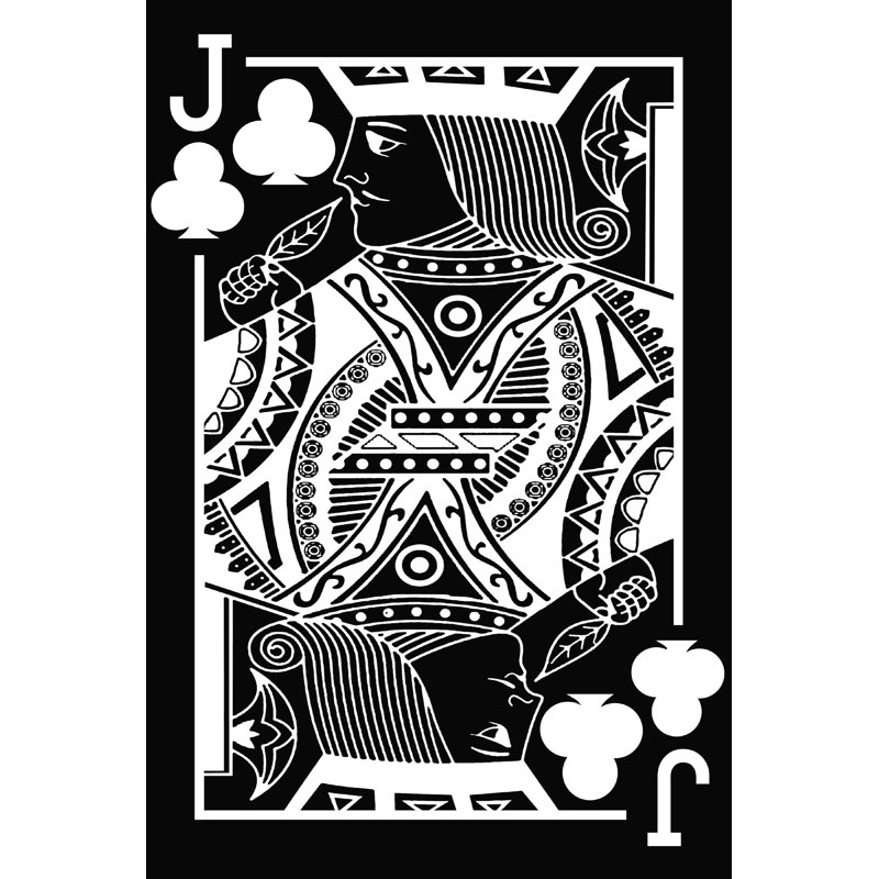 «Jack of clubs 1», impression sur toile tendue, H 18 po x l 12 po