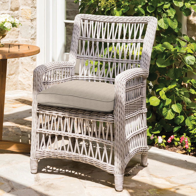 Mackinac Outdoor Dining Armchair, Visions Cobalt