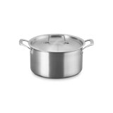 Le Creuset Essential Stainless Steel Deep Round Stockpot, 6.25 Qt.