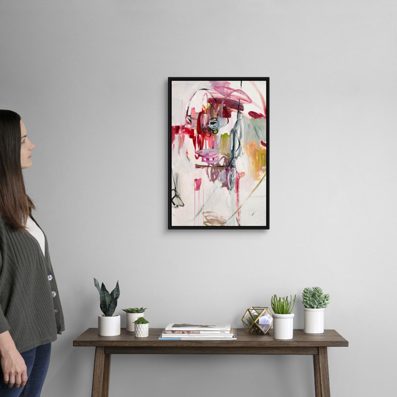 «Rock It» par Kari Taylor - reproduction d'art sur toile, Cadre flottant noir, H 26 po x l 18 po x P 1,75 po
