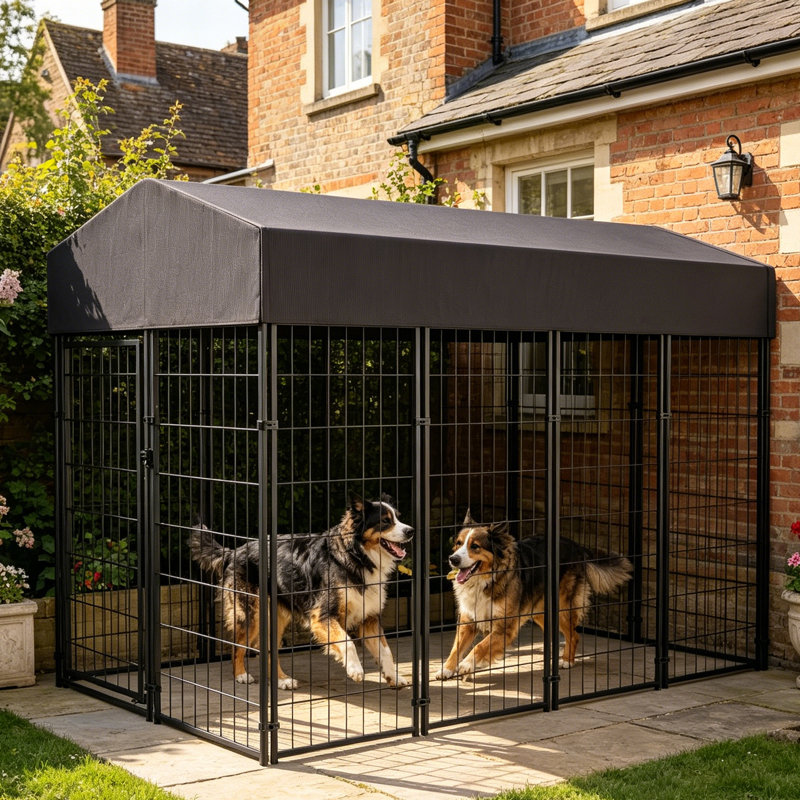 Rayne Pet Pen with Door, 165cm H x 120cm W x 249cm D