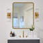 Miroir de salle de bain rectangulaire contemporain | Structure en O-Tube en acier inoxydable-1061854537-1040741836