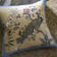 Peacock Toile Sepia Decorative Pillow