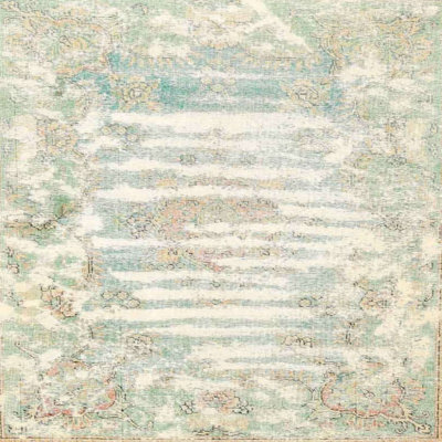 Tapis beige/noir traditionnel Nithsdale