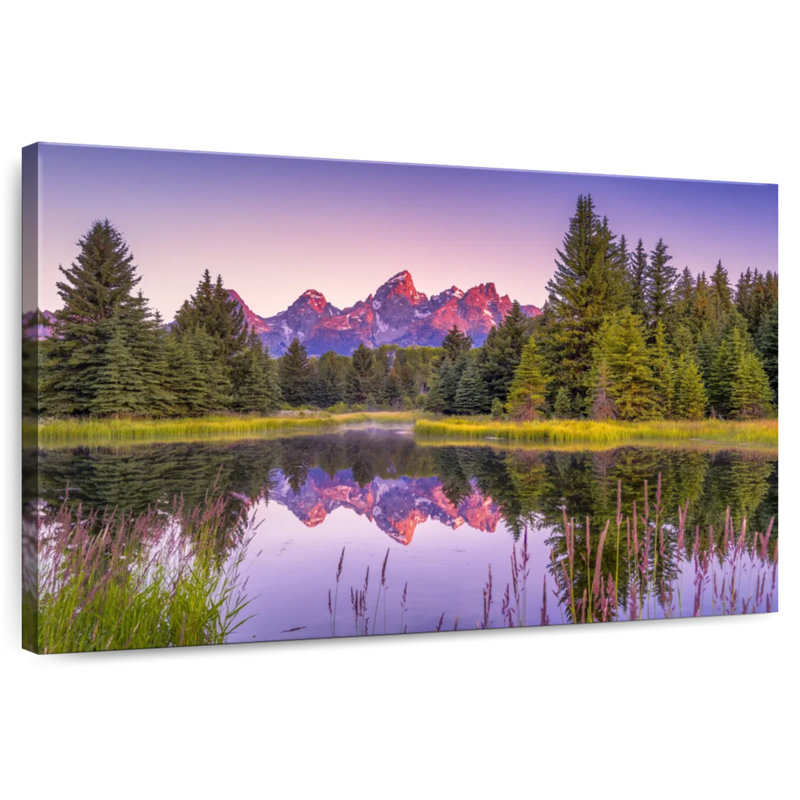 Alvord Grand Tetons River Reflection, 20" H x 30" W