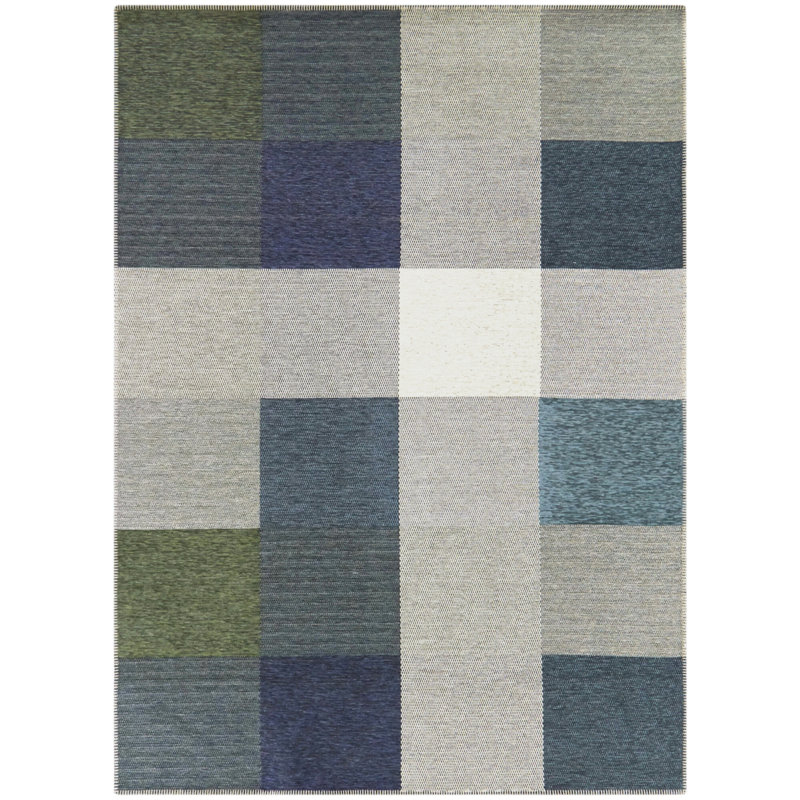 Clements Geometric Indoor Rug, Rectangle 5'3" x 7'