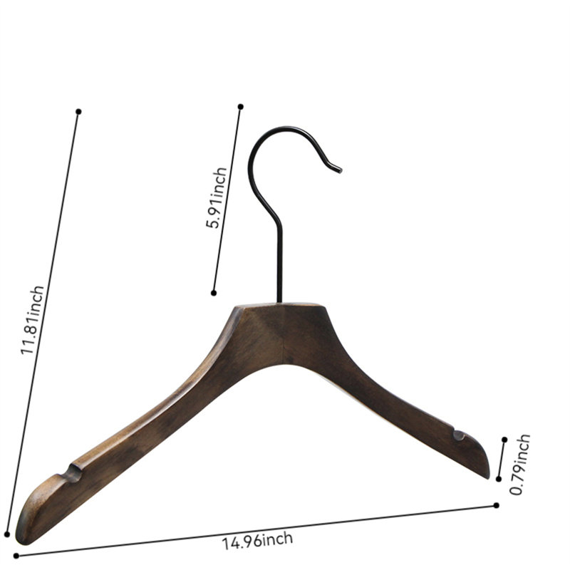 Solid Wood Clothes Hanger, 15