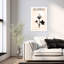 Scorpio Geranium Birth Flower Contemporary Elegant Minimalist Geranium Flower Wall Art Print 1 Piece Wrapped Canvas Wall Art-1863841083
