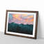 Mountain Divide - Picture Frame Painting Print-56860305-56860306