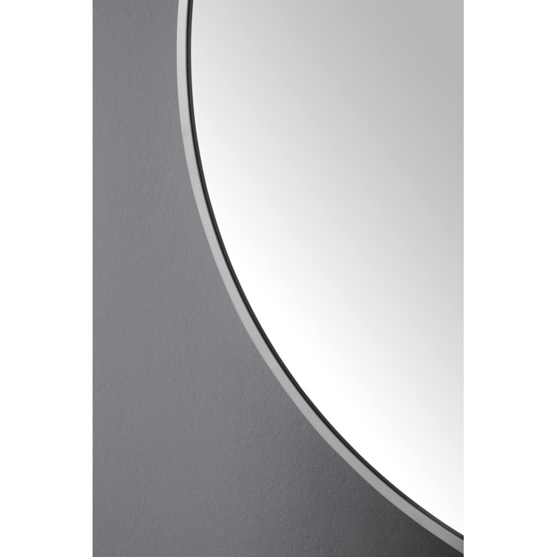 Miroir mural Avon, 24 po x 24 po, Blanc