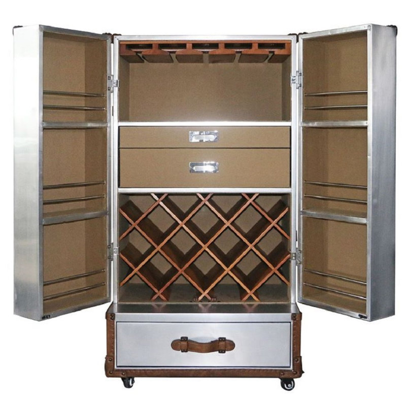 Armoire à vin en métal