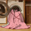 Tapis rose et rose moderne lavable à la machine Rhawnhurst Valentines-432851065