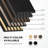 2 PCS x 94''L x 24"W Acoustic Slat Wall Panels, Eco-Wood Look for Home/Office Wall & Ceiling-110977335-128836760