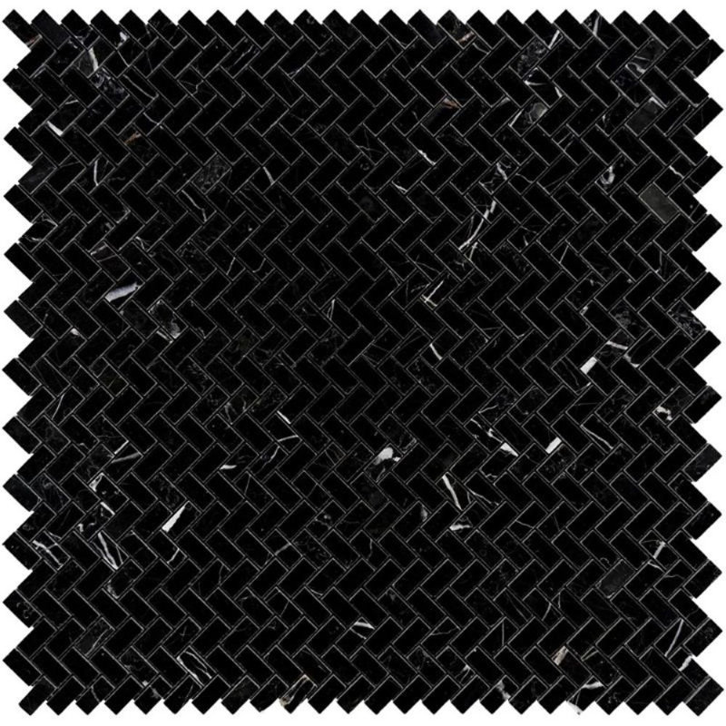 Carreaux de mosaïque en marbre et chevron en marbre