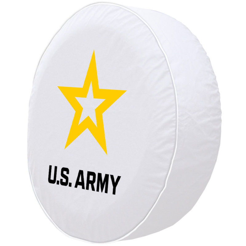 Housse de roue de cravate US Military, Blanc, E10, Armée