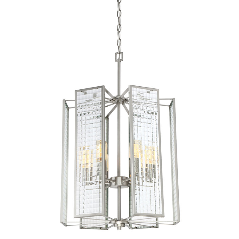Belvidera 6 - Light Geometric Chandelier