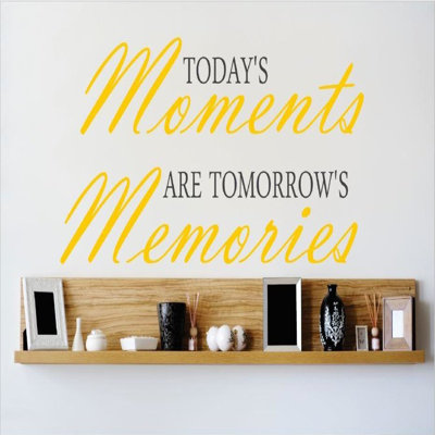 Décalcomanie murale "moments du jour"