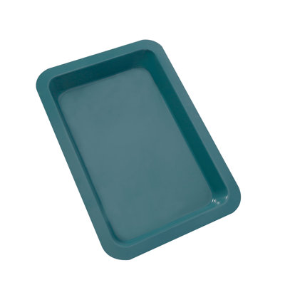Plat à cuisson rectangulaire à motif de pain de 11 po à motif de moule à pain antiadhésif (vert) de CHEFMADE