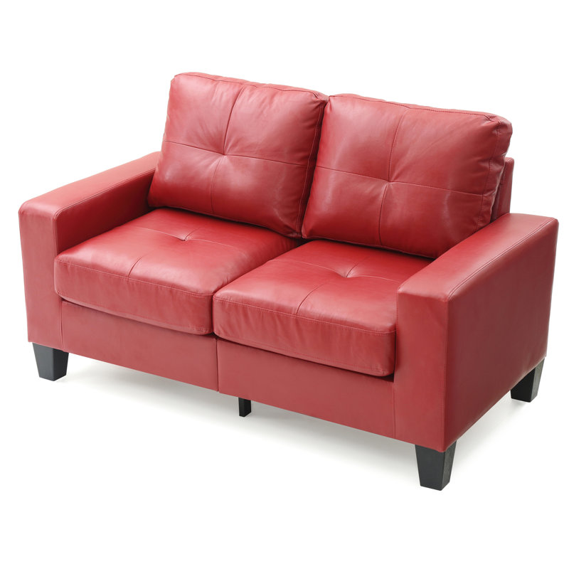 Causeuse modulaire Newbury G465A-L, ROUGE