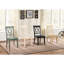 Of 2 Side Chairs, Transitional Dining, Back, Pine Veneer, 40" Height Chair Finish 42"-517511136