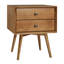 Table de chevet 2 tiroirs en bois massif Gertz-1036828537
