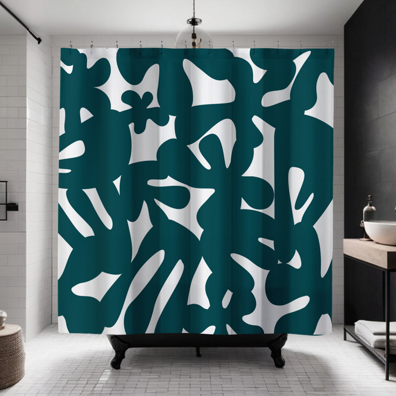 Coco Shower Curtain, Emerald