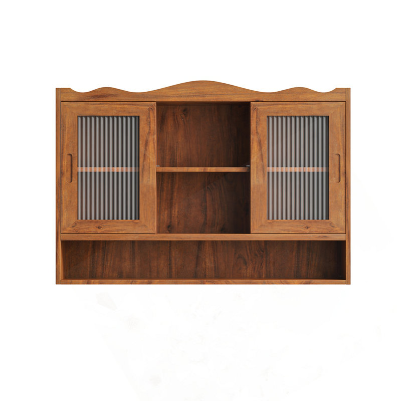 Armoire murale moderne, 35.4, Brun