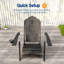 Chaise Adirondack pliante en PEHD avec repose-pieds rétractable, chaise de patio réglable toutes saisons à 3 positions pour terrasse-1106425834