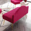 Causeuse en velours 46,5 po-76830073