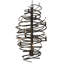 Lustre géométrique 9 lumières façon bougie