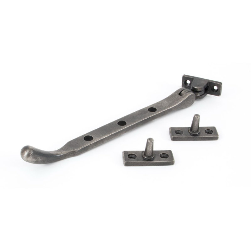 Peardrop Stay Door Accessory, Antique Pewter