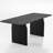 67"/79" Rectangle Wood Dining Table Double Pedestal Kitchen Tables Seats 6-8-958463709-958463704
