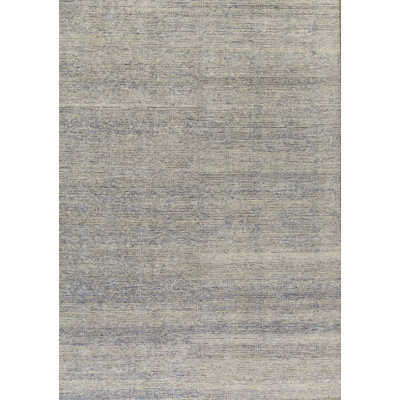 Bokara Rug Co., Inc. Hand-Knotted High-Quality Gray Area Rug