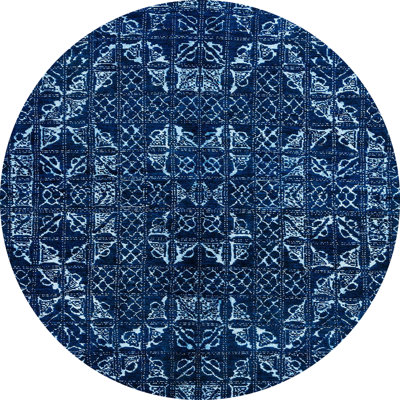 Tapis décoratif multicolore à motif abstrait